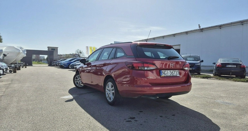 Opel Astra cena 46900 przebieg: 136996, rok produkcji 2019 z Sokołów Małopolski małe 191